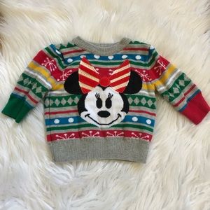 Disney Baby Minnie Mouse Holiday Sweater